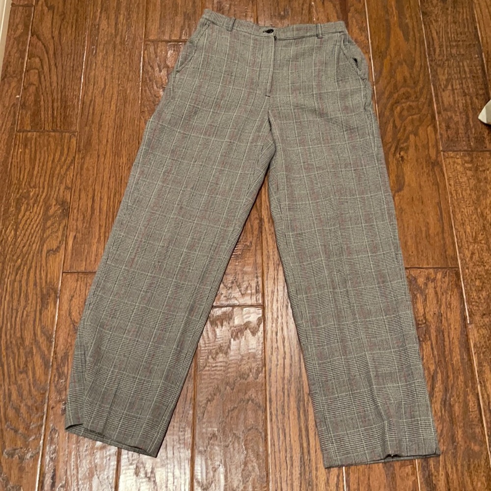 PLAID PANTS/BLACK/RED/GRAY/WHITE
